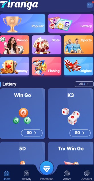Other Games Offered On Tiranga Online